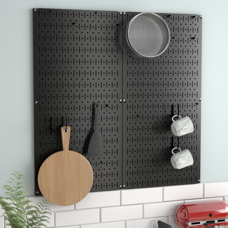 Project Tidy Kitchen Organizer Pots & Pans Pegboard Pack & Reviews Wayfair